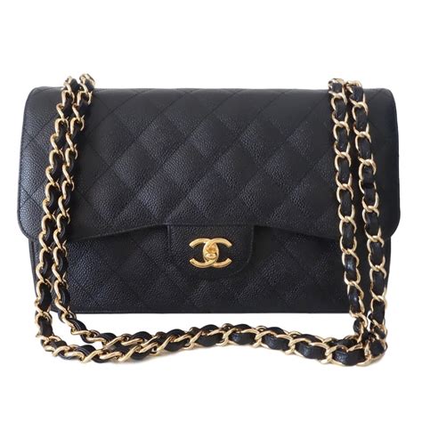 sac chanel noir grand|Chanel handbags outlet.